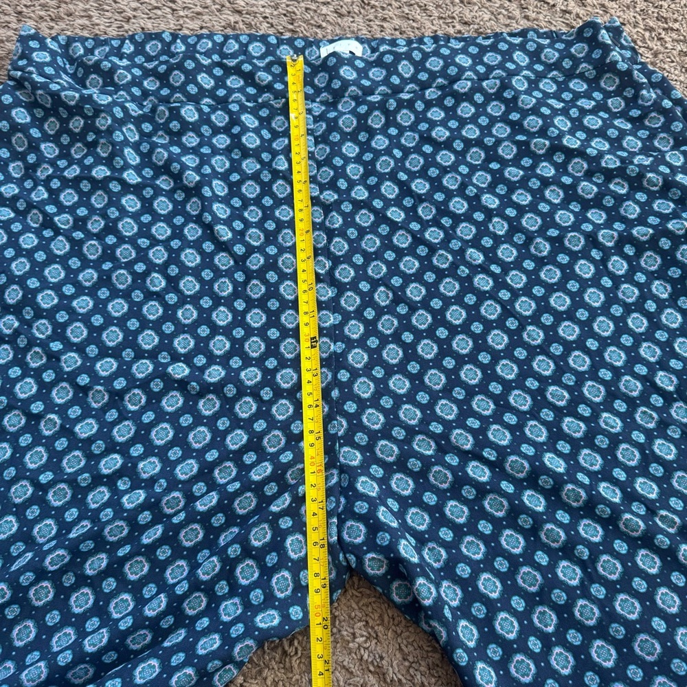 LEITH Blue Wide Leg Printed Pants PLUS Size 4X - Picture 7 of 12